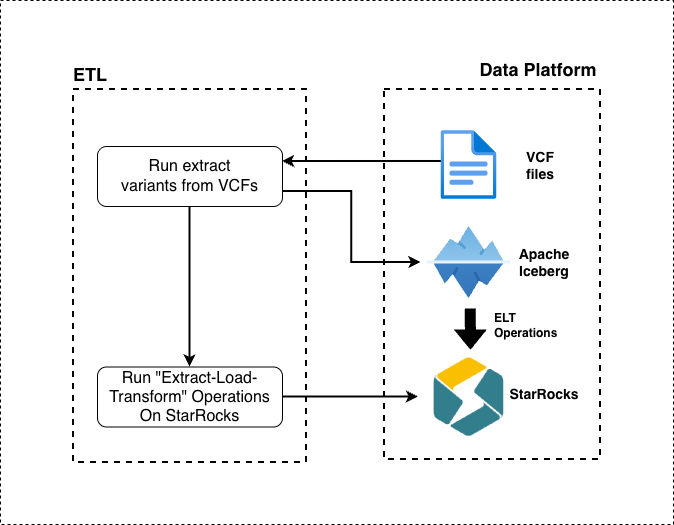 Variants extraction process